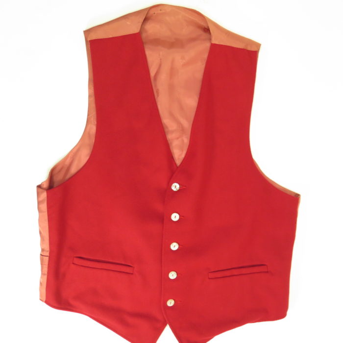 vintage-red-waistcoat-vest-I19Z-1