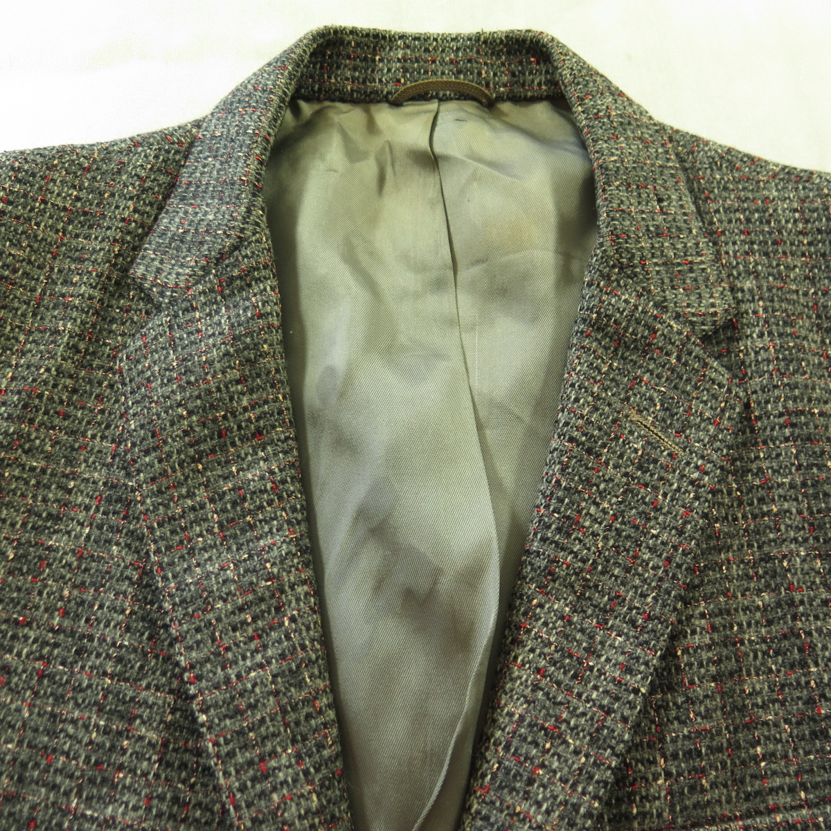 Vintage 50s Tweed Sport Coat Jacket 40 Long Bakelite Buttons Union Made ...