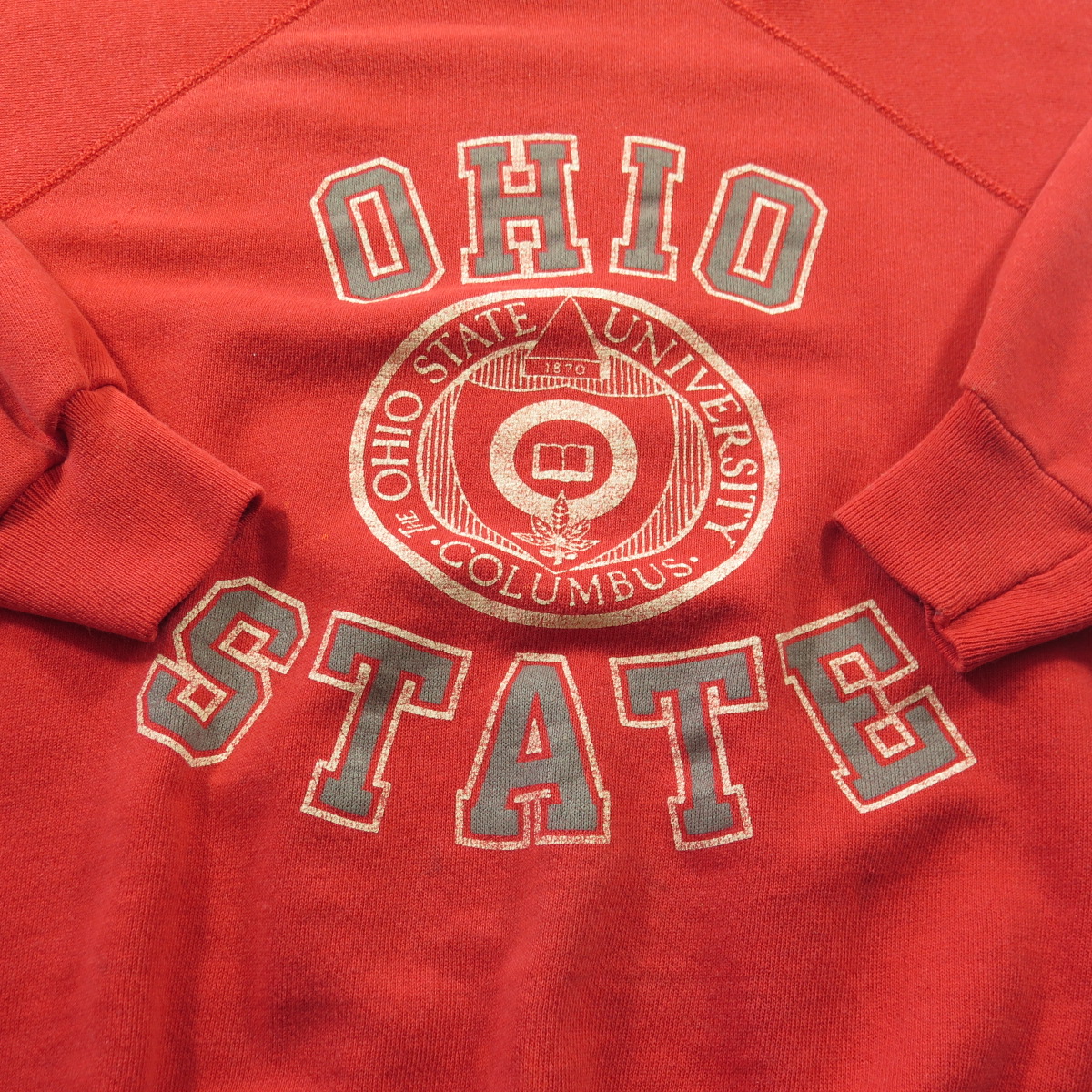 Vintage 80s Champion Ohio State University Sweatshirt L Crest Print USA  Made | The Clothing Vault