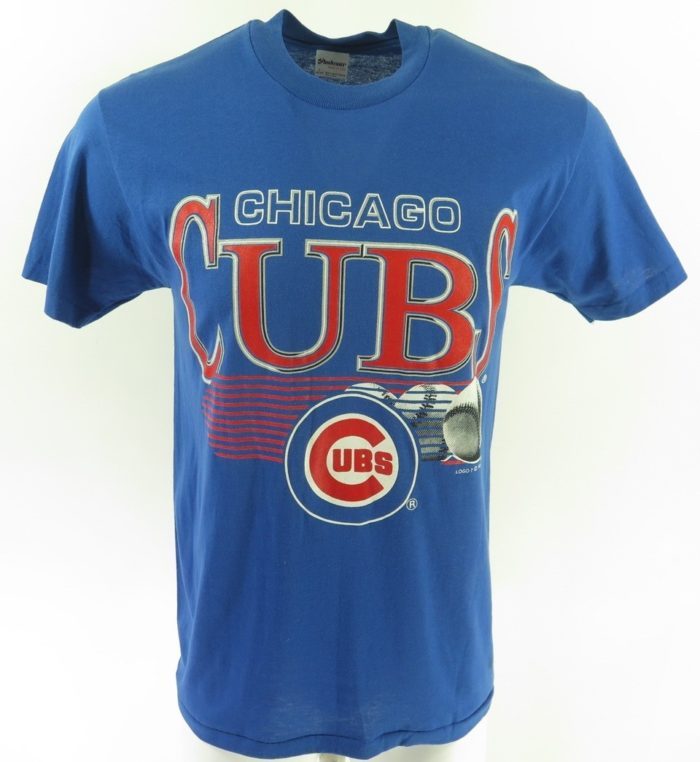 Chicago Cubs Youth Vintage Classic Royal Blue T-Shirt X-Large = 18-20