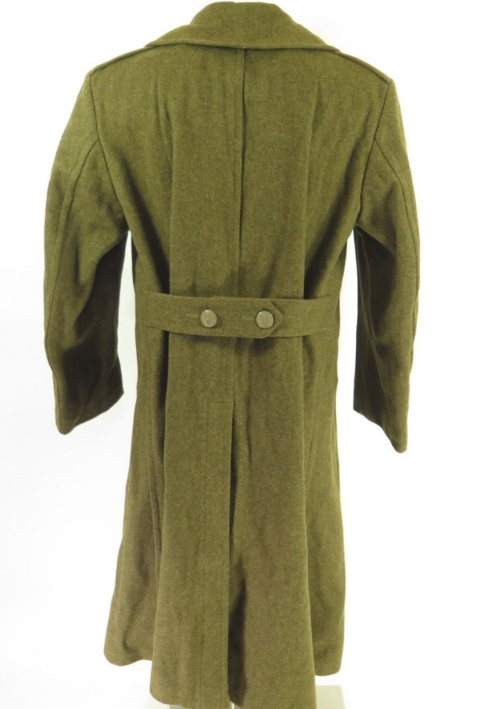 Vintage 40s WWII Overcoat 42 R Deadstock US Military Melton Wool Coat ...