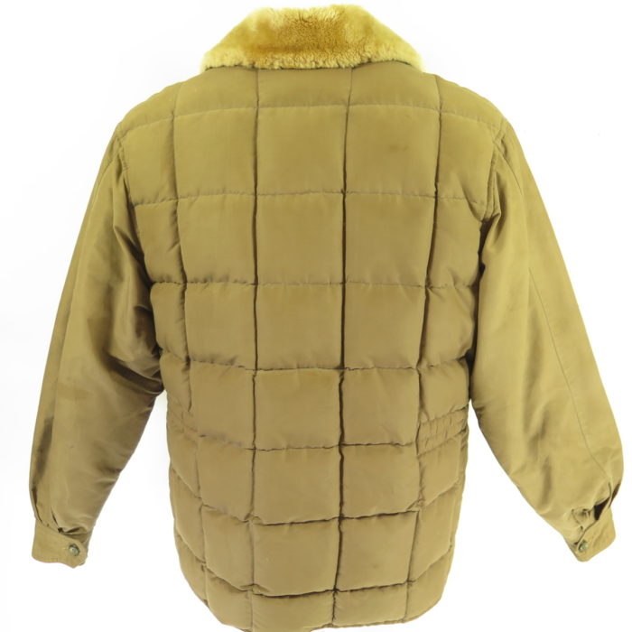 Vintage 50s Eddie Bauer Blizzard Proof Jacket Mens 44 Fur Down Puffy ...