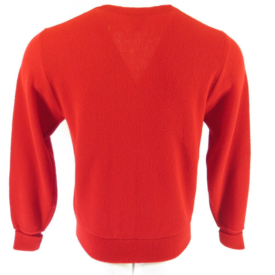 80s-red-izod-lacoste-cardigan-