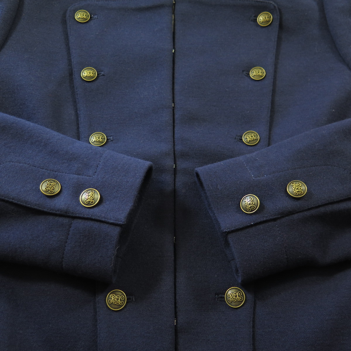 Polo Ralph Lauren Jacket Military Cut Womens 4 Navy Blue New | The ...