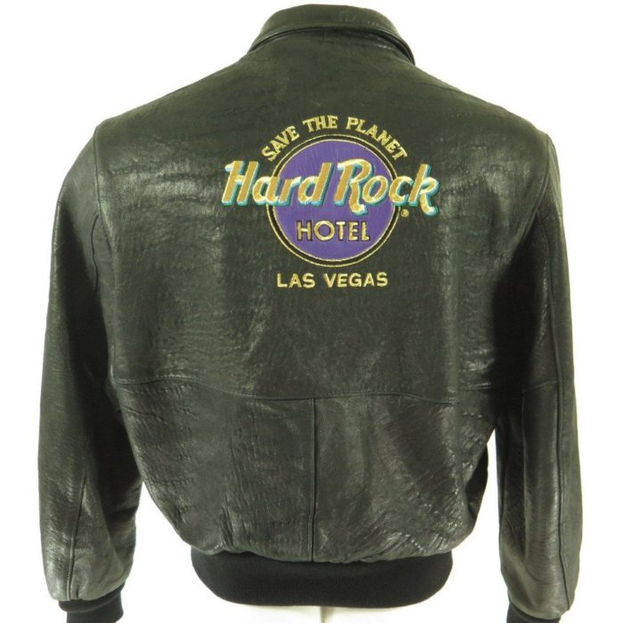 90s-Save-the-planet-hard-rock-hotel-leather-jacket-H44E-1