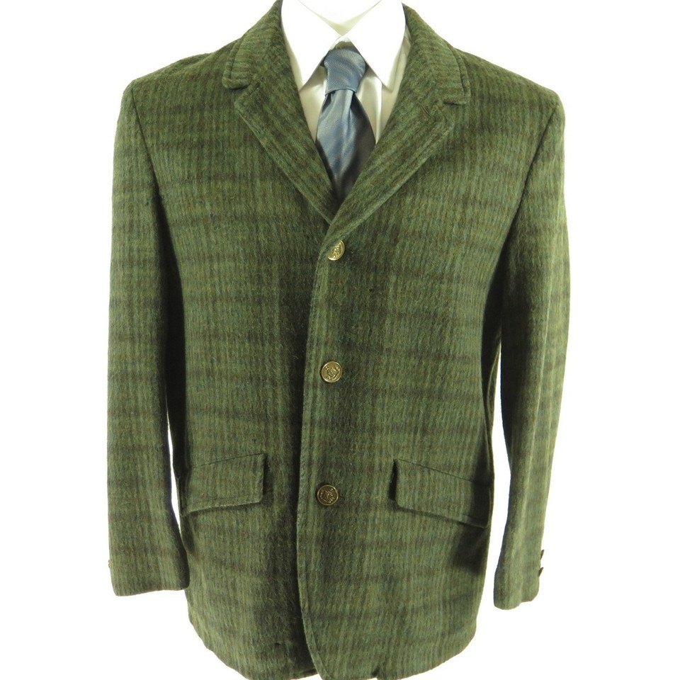 50s 60s vintage wool sport jacket肩幅48