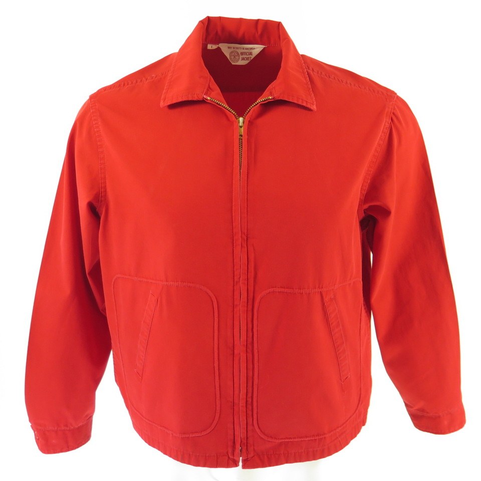 Vintage Men's Jacket - Red - L