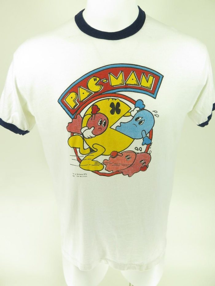 Pac-man-1981-t-shirt-hanes-G96F-1