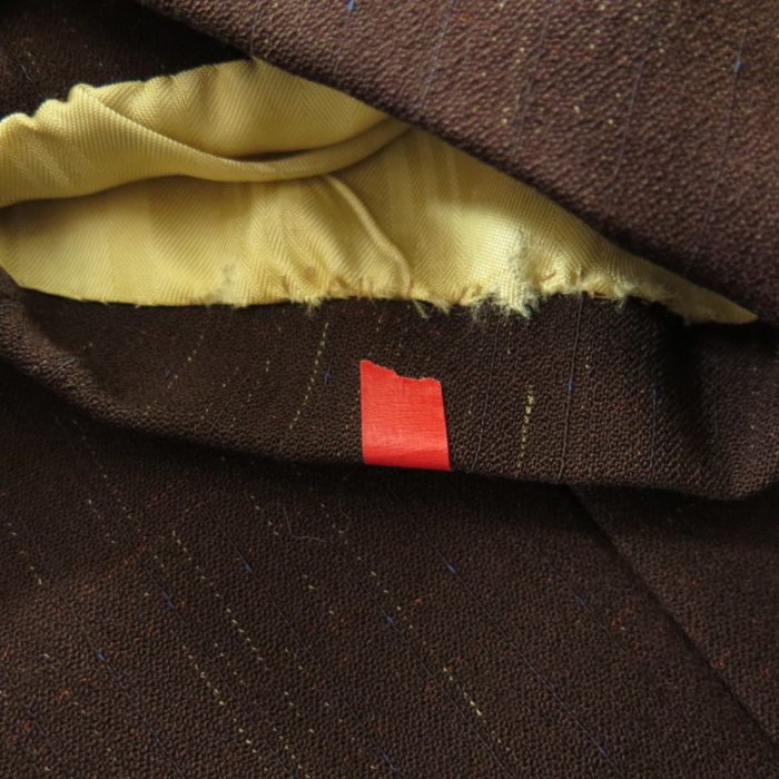 Vintage 50s Flecked Sport Coat Jacket Gabardine 2 Button Patch Pocket ...