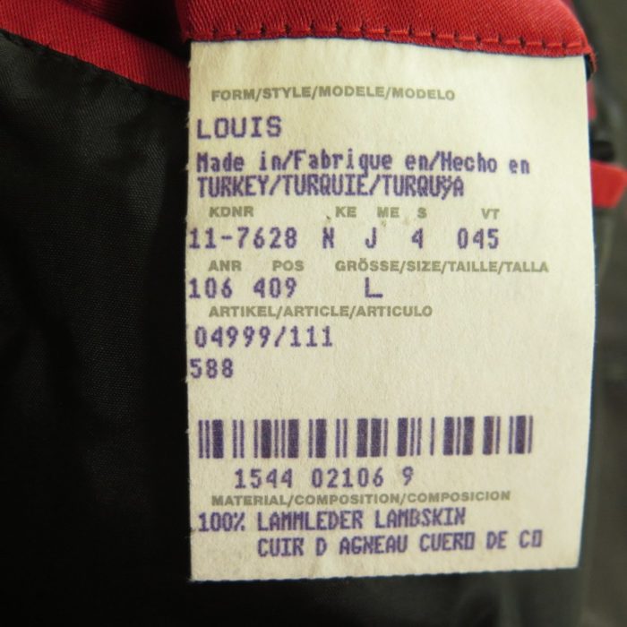 vacature op tijd Feat Hugo Boss Lambskin Leather Jacket Men Large Black Sport Coat Style | The  Clothing Vault