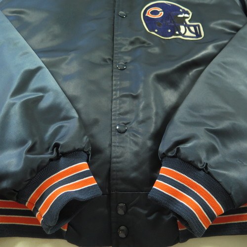 Vintage 80s Chicago Bears Jacket Mens XL Chalk Line NFL Football