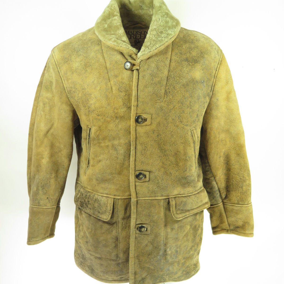 Vintage sheepskin jacket on sale mens