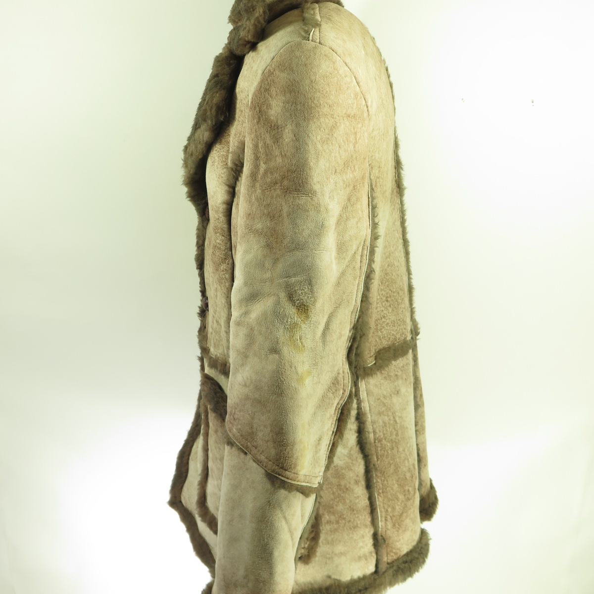 Long Shearling Coat, Authentic & Vintage