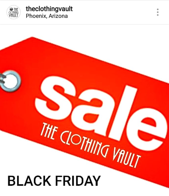 BLACK FRIDAY SALE The Clothing Vault