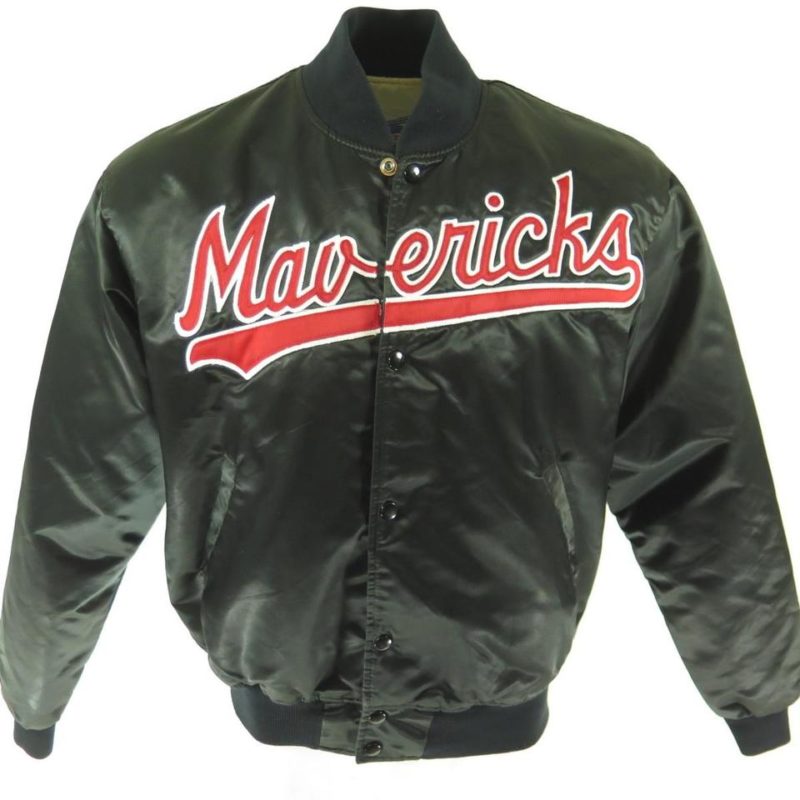 Vintage 80s Starter Dallas Mavericks Jacket Large Black Satin USA Made ...