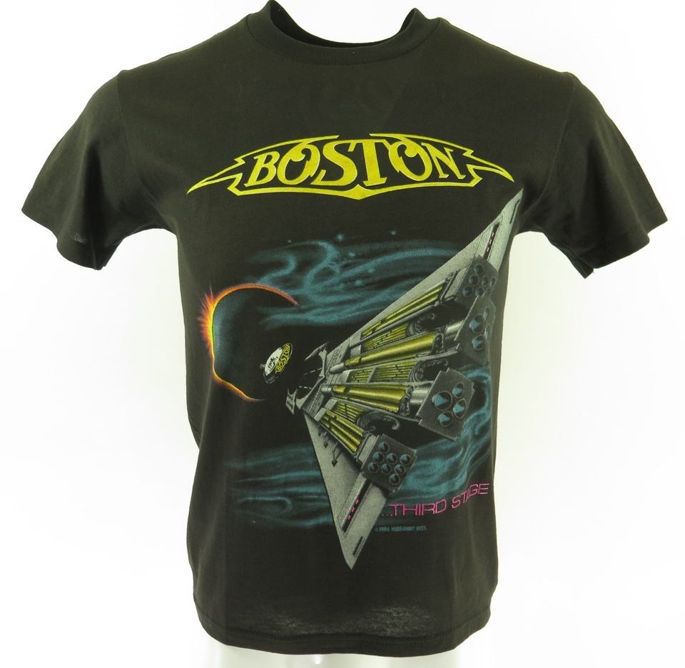 Forever 21 Boston U.S. Tour 1987 Women's Double Sided T-Shirt Size 3X.