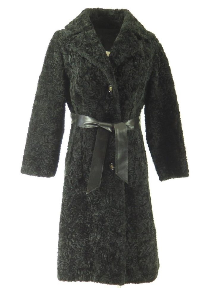 Curly-lambskin-black-womens-belted-coat-H41L-1-1