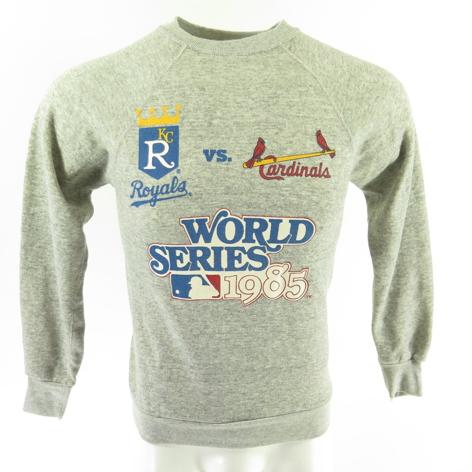 Vintage 80s Royals vs Cardinals Sweatshirt Small Baseball MLB 1985 World  Series