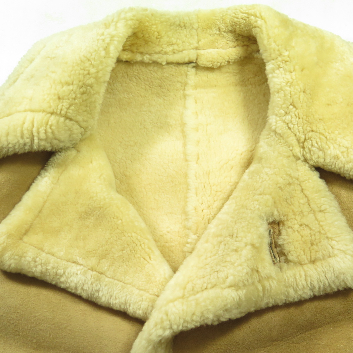 Vintage 90s Sheepskin Shearling Coat 42 Hand Stitched Soft Fur Western  Apres Ski | The Clothing Vault