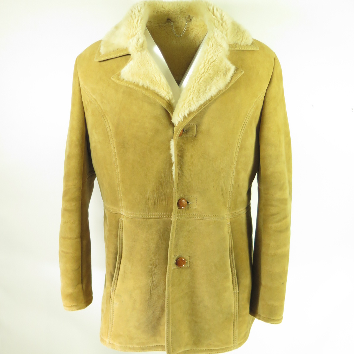70s Sheepskin Shearling Coat