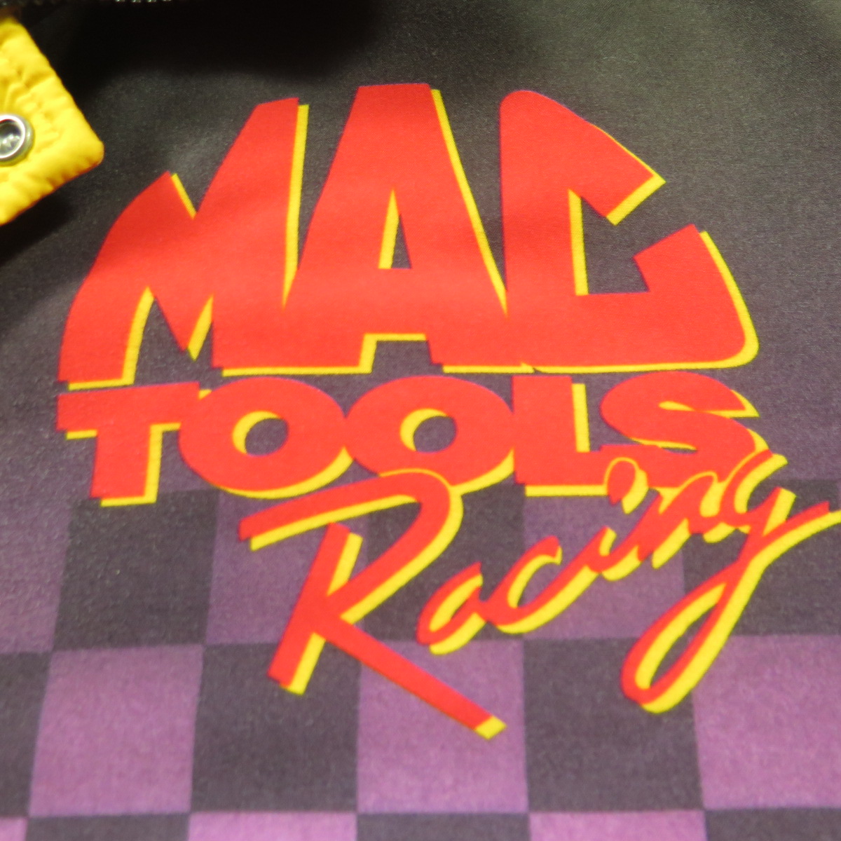 Vintage 80s Mac Tools Racing Jacket Mens M Swingster Wrench of