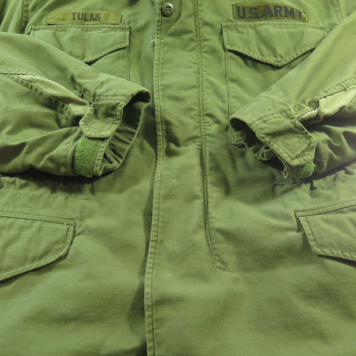 Vintage 60s M-65 US Army Field Jacket Small Short Vietnam Military