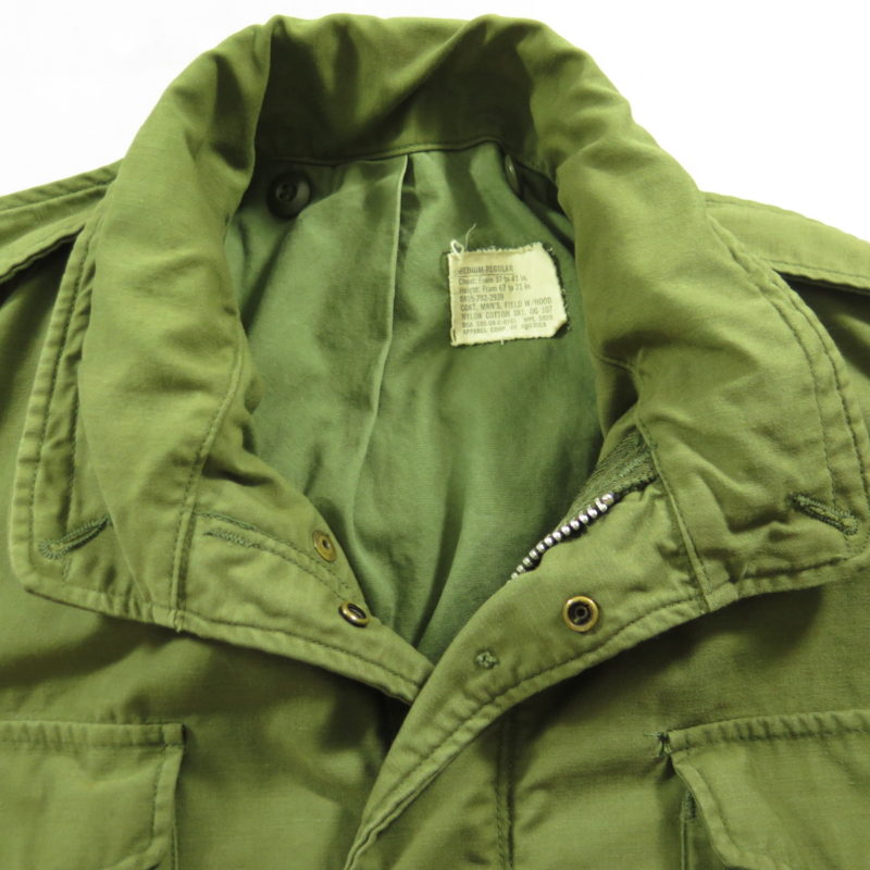 Vintage 60s M-65 US Army Field Jacket Medium Military OG-107 Vietnam ...