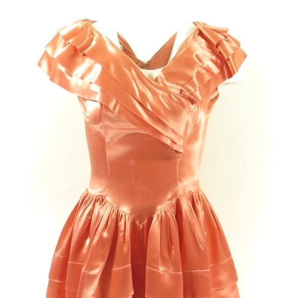 salmon colored cocktail dresses