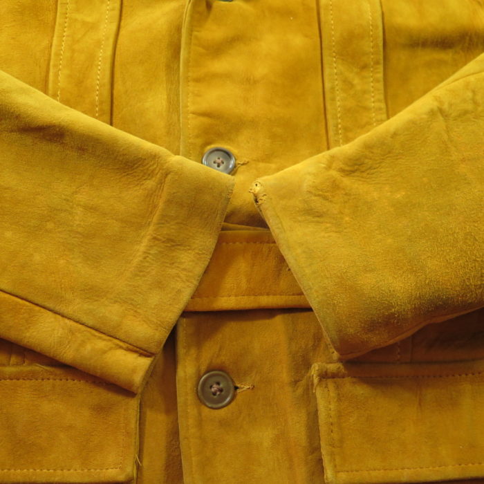 Vintage 60s Norfolk Suede Coat Jacket Mens 40 Beige Soft Classic Real ...