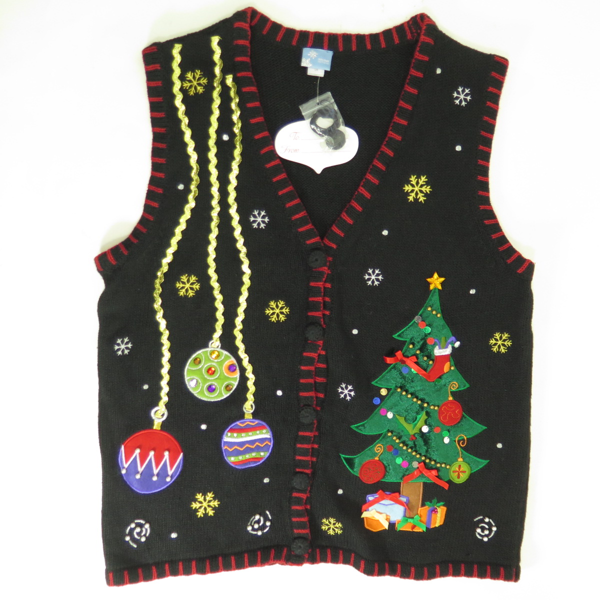 Ugly sweater vest outlet christmas