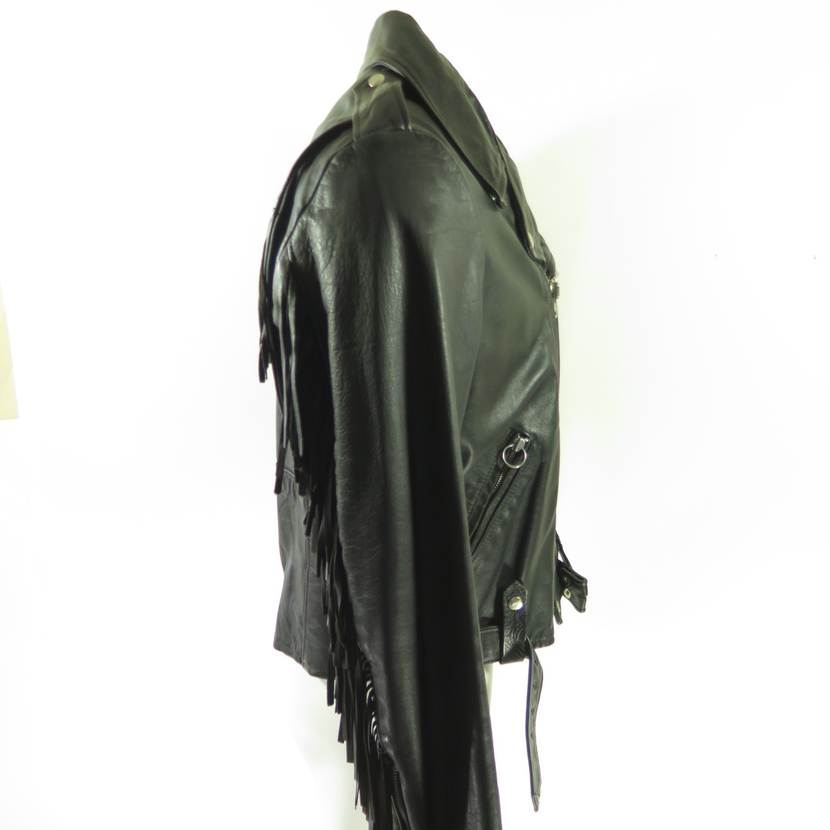 Vintage 80's Harley Davidson Black Fringed Leather Jacket -   Fringe  leather jacket, Vintage leather handbag, Leather shoulder handbags