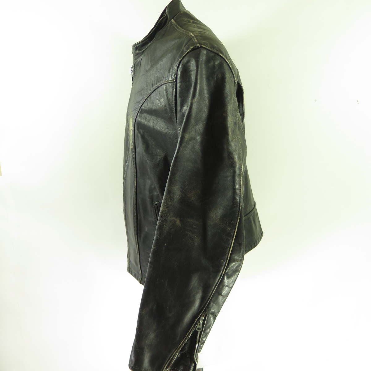 CENTURY 90 COCOA LEATHER JACKET - Men's Leather jacket