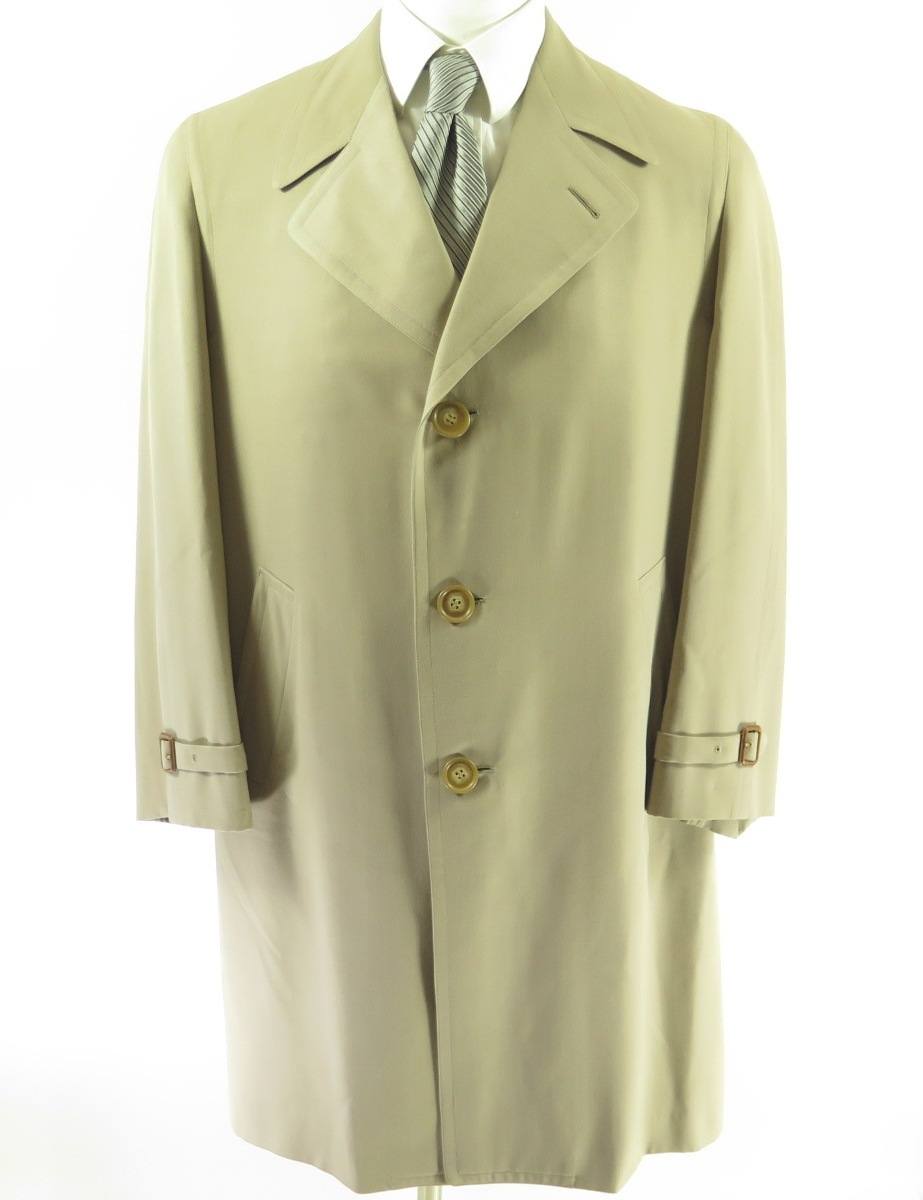Vintage 60s Hickey Freeman Overcoat Coat 46 or XLarge Union Made Wool ...