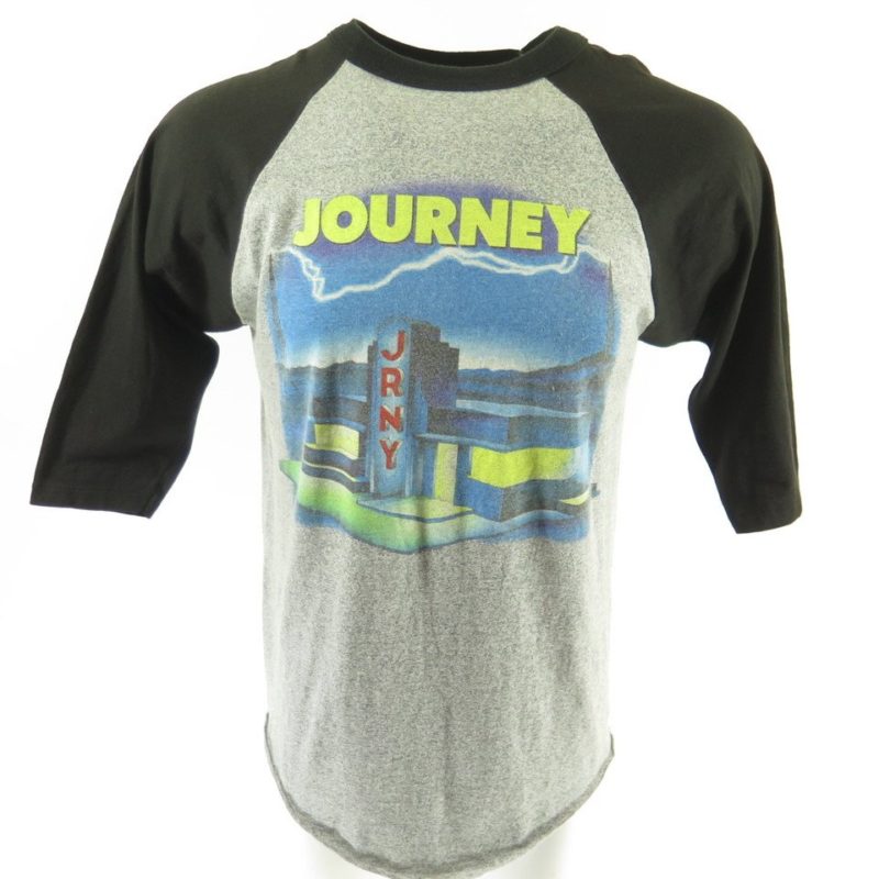 Vintage 80s Journey Raised on Radio T-Shirt XL 1986 Deadstock US World ...