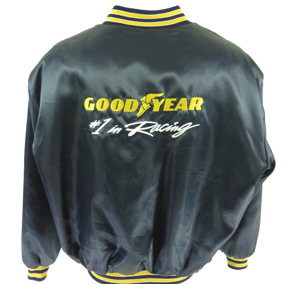 Vintage 80s Goodyear Racing Jacket 3XL 2XL XXL Number 1 Tires