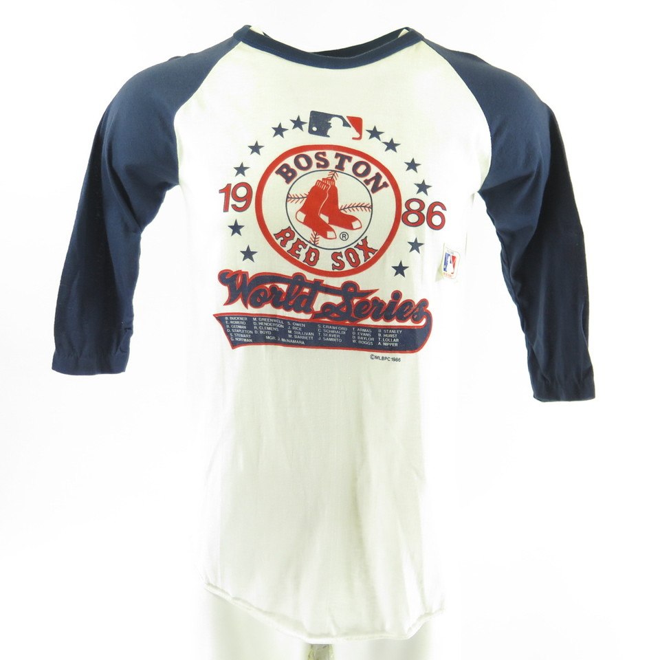 BOSTON RED SOX EASTERN DIVISION CHAMPS VINTAGE 1986 MLB BASEBALL TSHIRT  SMALL – The Felt Fanatic