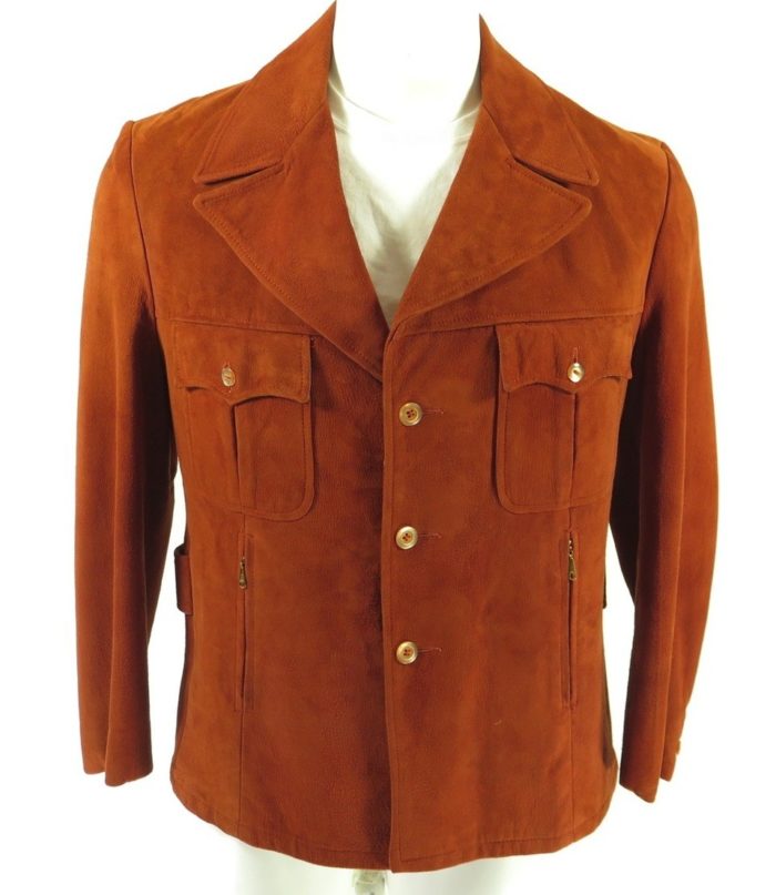 60s-orange-suede-leather-hippie-jacket-H73L-1