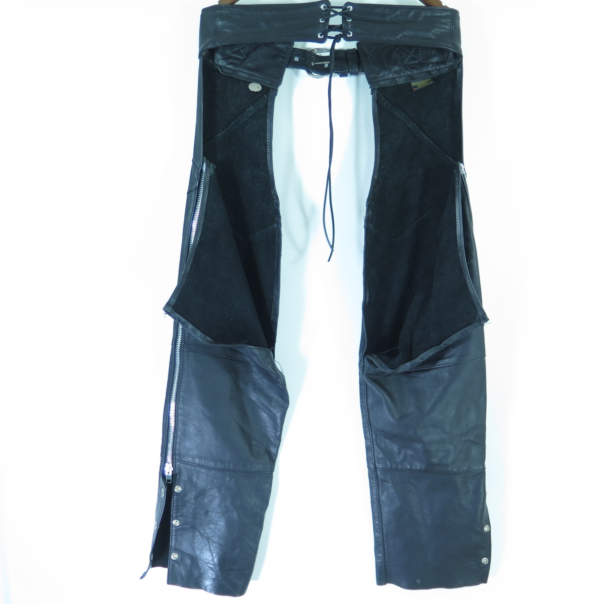 Harley Davidson Leather Chaps Women XL Motorcycle Black Cowhide Genuine |  The Clothing Vault