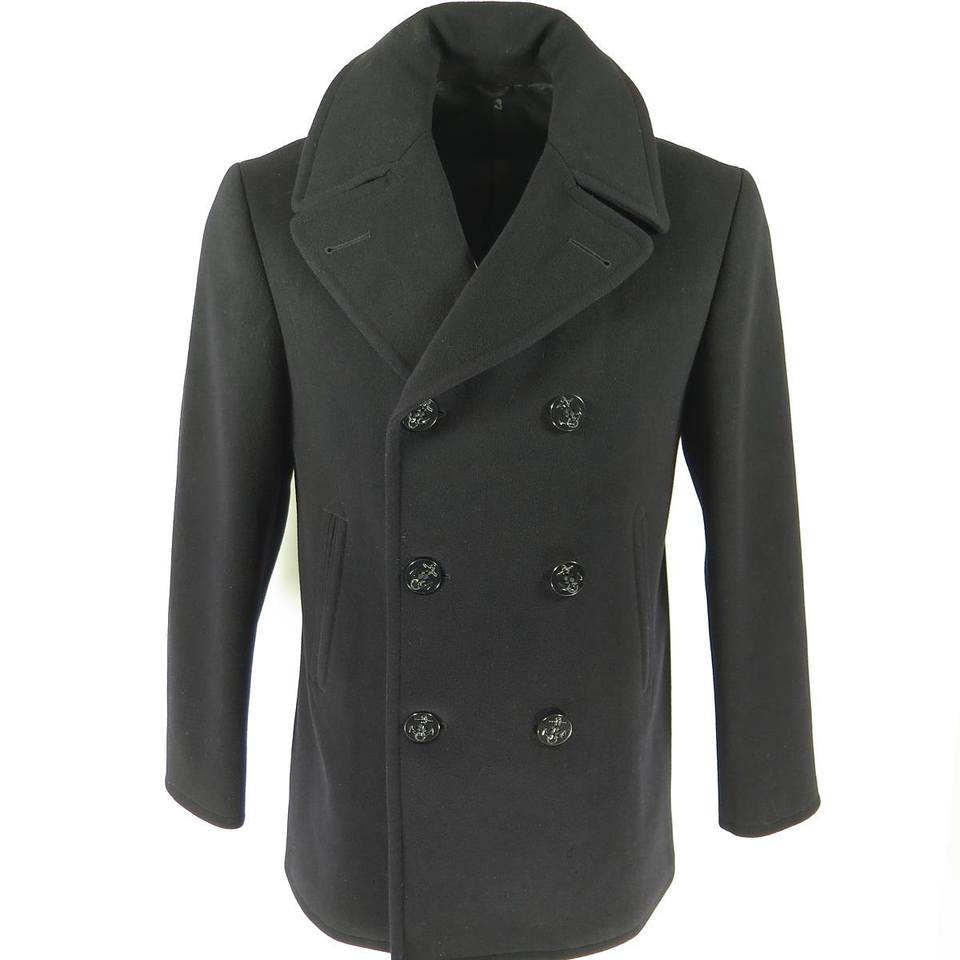 Vintage 60s NYPD Pea Coat 40 New York Police Department Union Made ...