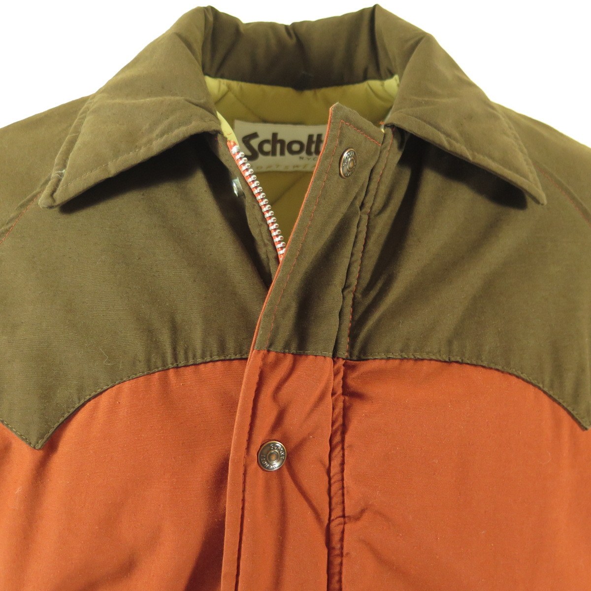 Vintage 80s Schott Western Insulated Jacket Large Ranchwear | The