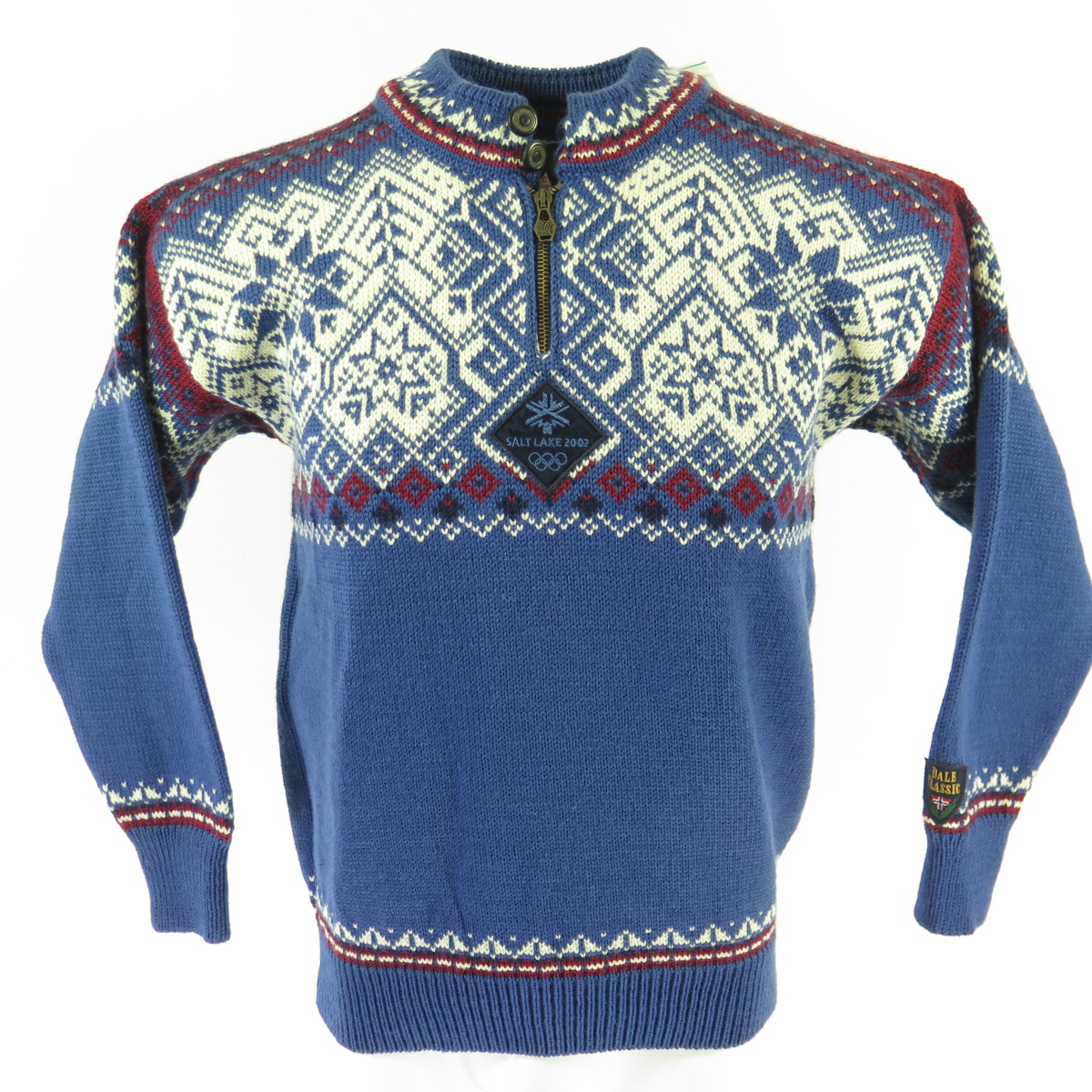Dale of Norway 2002 Olympic Sweater XSmall NEW Salt Lake Olympics Wool  Norwegian