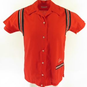 Vintage 60s Hilton Bowling Shirt 36 Small Red The So What Ohio | The ...